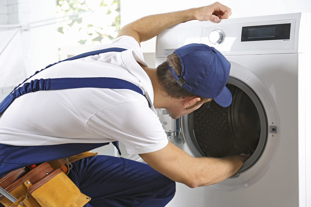 repairing washing machine